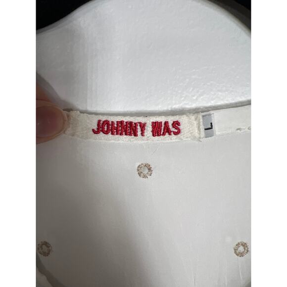 Johnny Was Women's L Cherpas Embroidered Tunic Poncho Kimono Top - Picture 5 of 11